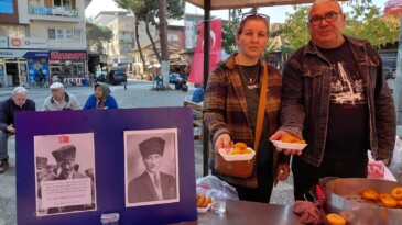 İncirliova’da Atatürk’ün Ölüm Yıldönümü Nedeniyle Lokma Hayrı
