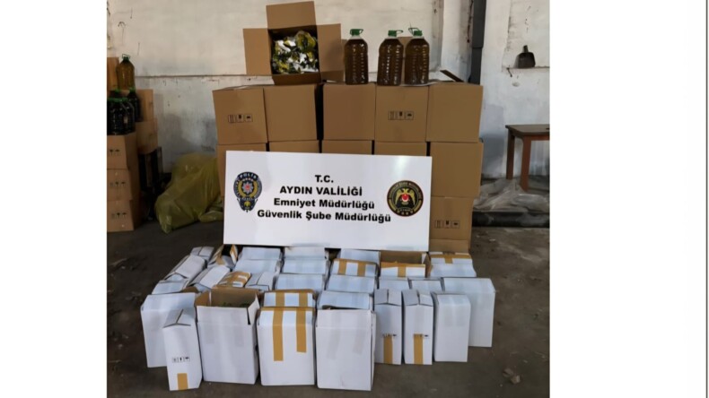 Efeler’de Kargo Aracında 1.604 Litre Tağşiş Yağ Ele Geçirildi