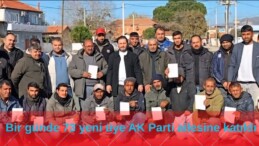 AK Parti İncirliova Teşkilatı Üye Çalışmalarında Hız Kesmiyor