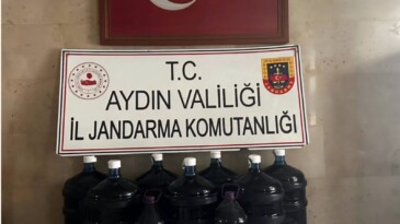 Jandarma’dan Germencik’te Kaçak Alkol Operasyonu