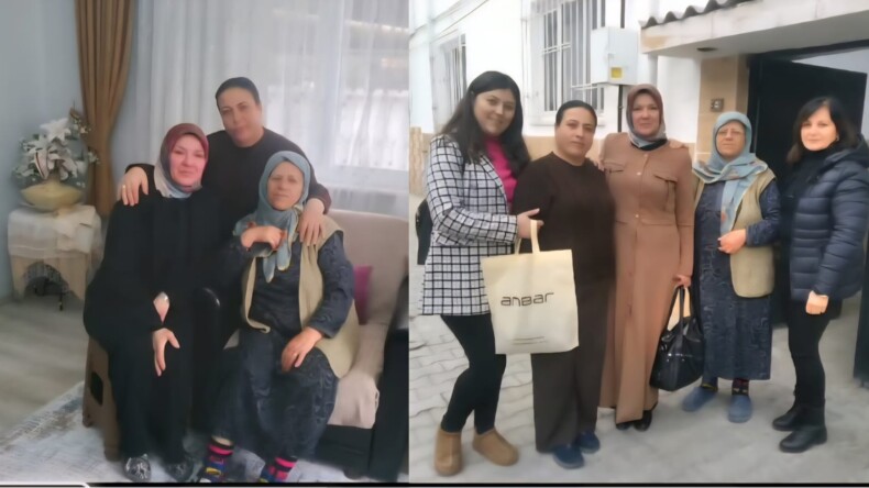 AK Parti İncirliova Kadın Kolları’ndan Gerenkova’da Hane Ziyareti