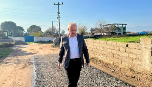 BAŞKAN MEHMET KIVRAK’TAN TARİHİ ADIM: ÇİNE’DE İLK ASFALT ÇALIŞMASI BAŞLADI