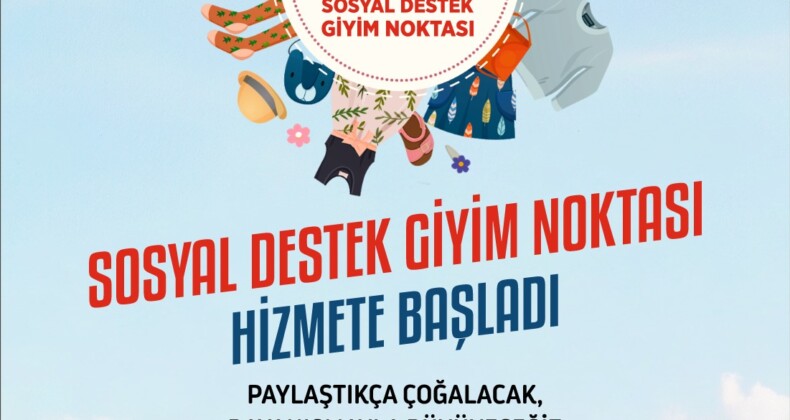 BAŞKAN YETİŞKİN İLE RAMAZAN’DA DAYANIŞMA’NIN ADI: SOSYAL DESTEK GİYİM NOKTASI