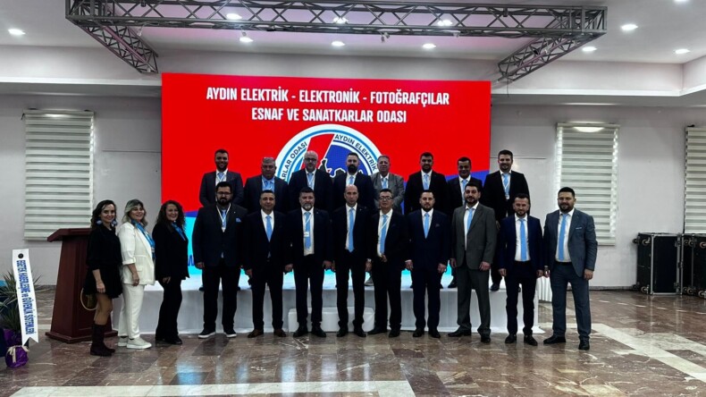 Aydın Elektrikçiler, Elektronikçiler ve Fotoğrafçılar Odası’nda Muhsin İnce Yeniden Başkan Seçildi