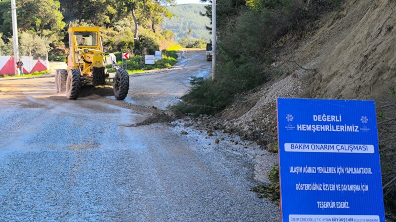 BAŞKAN ÇERÇİOĞLU’NUN ÖNCÜLÜĞÜNDE AYDIN’IN TÜM İLÇELERİNDE YOL YAPIM VE YENİLEME ÇALIŞMALARI SÜRÜYOR