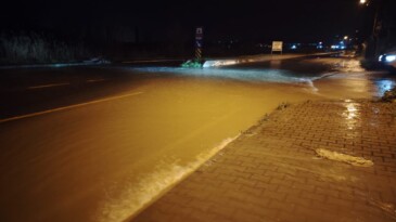 Fırtına Germencik’i vurdu, ilçe göle döndü