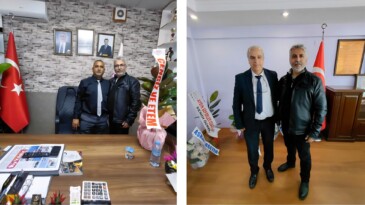 AYYILDIZ GAZETESİ’NDEN İNCİRLİOVA’DA ODA BAŞKANLARINA HAYIRLI OLSUN ZİYARETİ