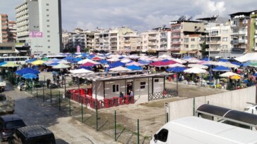 KURTULUŞ SEMT PAZARI YENİ YERİNDE HİZMETE BAŞLADI