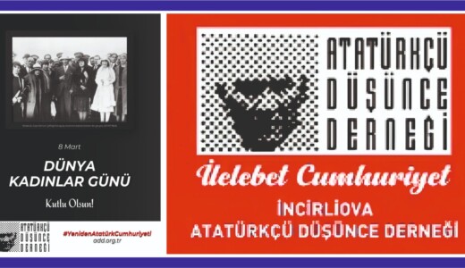 ADD İncirliova’dan 8 Mart Mesajı: “Cumhuriyet En Büyük Kadın Devrimidir”