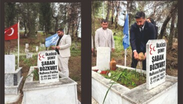 “Ahde Vefa İmandandır: Ülkücü Şehit Şaban Bozkurt İncirliova’da Dualarla Anıldı”