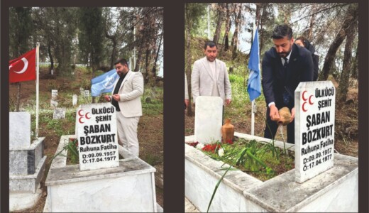 “Ahde Vefa İmandandır: Ülkücü Şehit Şaban Bozkurt İncirliova’da Dualarla Anıldı”