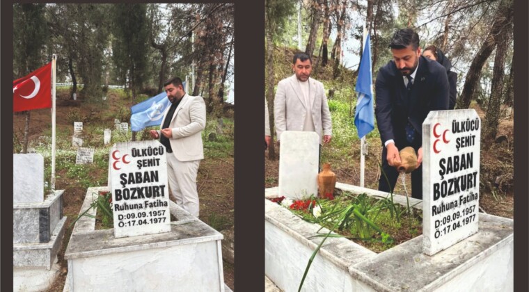 “Ahde Vefa İmandandır: Ülkücü Şehit Şaban Bozkurt İncirliova’da Dualarla Anıldı”