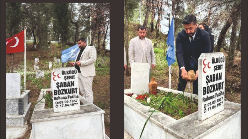 “Ahde Vefa İmandandır: Ülkücü Şehit Şaban Bozkurt İncirliova’da Dualarla Anıldı”