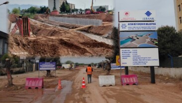 AYDIN’DA KÖPRÜ PROJESİNDE ÇALIŞMALAR HIZ KESMEDEN SÜRÜYOR