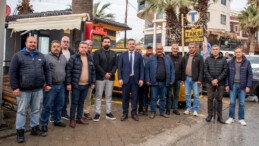 BAŞKAN VEKİLİ TAHSİN DEMİRTAŞ’TAN TAKSİCİ ESNAFINA ZİYARET