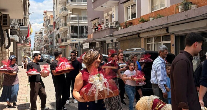 Aydın’da “Gelin Koçu” Geleneği Davul Zurnayla Görkemli Teslimat!