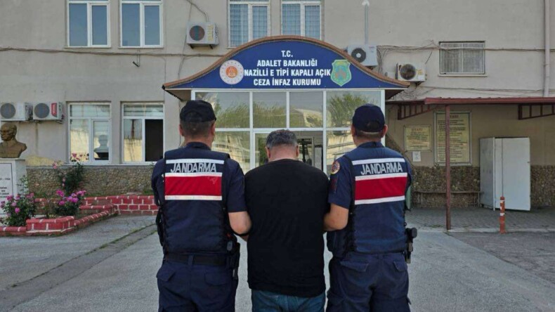 Nazilli’de 22 yıl 4 ay hapis cezası bulunan hükümlü yakalandı