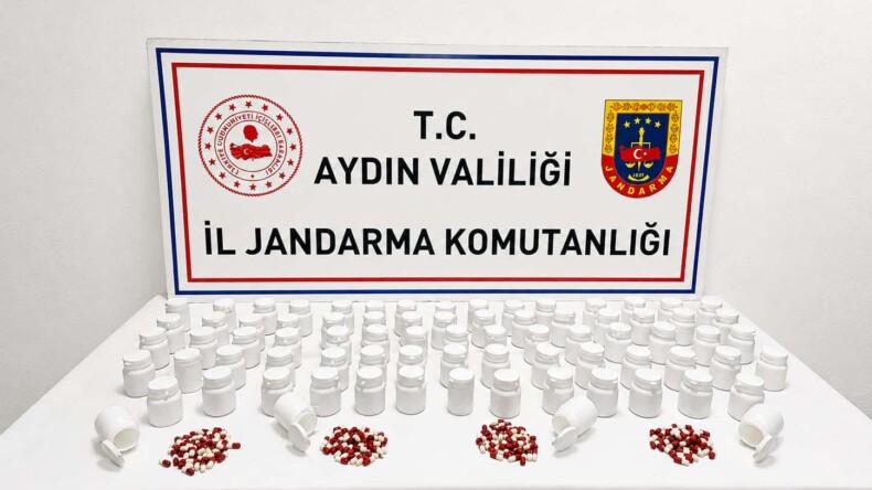 Efeler’de uyuşturucu operasyonu: 3 bin 939 sentetik hap ele geçirildi