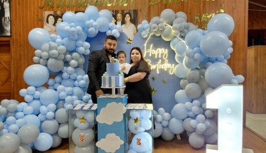 Minik Mustafa Ege’ye Masal Gibi İlk Yaş Kutlaması