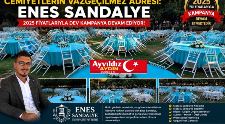 CEMİYETLERİN VAZGEÇİLMEZ ADRESİ: ENES SANDALYE’DEN 2025 FİYATLARIYLA DEV KAMPANYA!