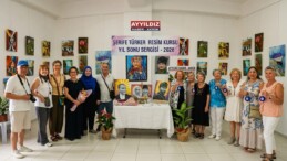 Akbük’te Sanat Dolu Gün: Şerife Türker’in Resim Kursu Yıl Sonu Sergisi Büyük Beğeni Topladı