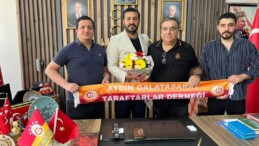 Aydın Galatasaray Taraftarlar Derneği’nden MHP İl Başkanı Osman Gazi Cihangiroğlu’na Ziyaret