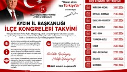 MHP Aydın’da Kongre Süreci Başlıyor: İlçe Kongre Takvimi Açıklandı