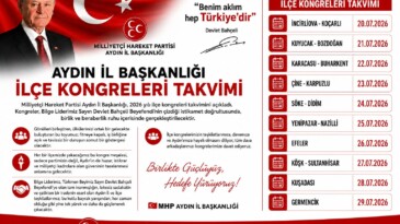 MHP Aydın’da Kongre Süreci Başlıyor: İlçe Kongre Takvimi Açıklandı