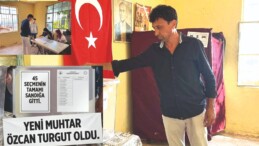 HAMİTLER MAHALLESİ’NDE MUHTARLIK SEÇİMİNİ 1 OY FARKLA ÖZCAN TURGUT KAZANDI