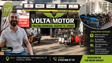 İNCİRLİOVA’DA MOTOR TUTKUNLARINA YENİ ADRES: VOLTA MOTOR