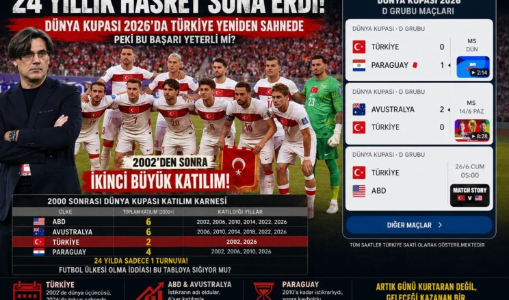24 Yıllık Hasretin Ardından Dünya Kupası! Peki Bu Başarı Yeterli mi?