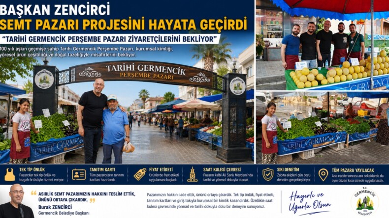 BAŞKAN ZENCİRCİ SEMT PAZARI PROJESİNİ HAYATA GEÇİRDİ