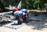 DİDİM BELEDİYESİ BALAT MAHALLESİ’NDE TAŞ DÖŞEME ÇALIŞMALARINI SÜRDÜRÜYOR