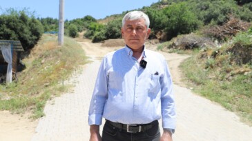 Nazilli Belediyesi Kırcaklı’da yolları yeniledi