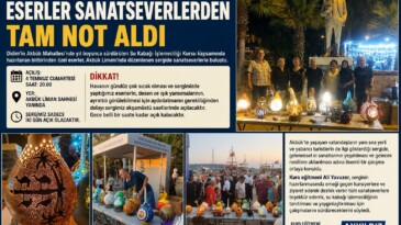 AKBÜK’TE SU KABAĞI SANATI GÖZ KAMAŞTIRDI: ESERLER SANATSEVERLERDEN TAM NOT ALDI