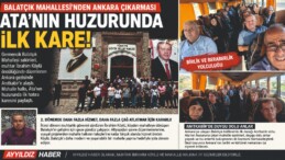 Balatçık Mahallesi Ankara Yolunda Tarihe Tanıklık Etti