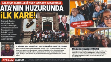 Balatçık Mahallesi Ankara Yolunda Tarihe Tanıklık Etti
