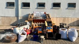 Köşk’te kaçak sigara imalathanesine operasyon: 350 kilo tütün ele geçirildi