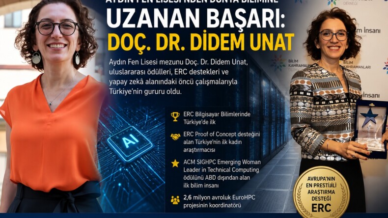 Aydın Fen Lisesi’nden Dünya Bilimine Uzanan Gurur Verici Başarı: Doç. Dr. Didem Unat