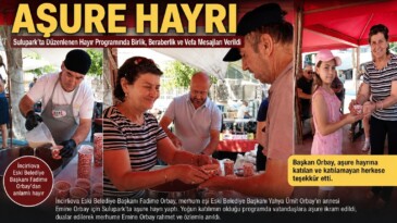FADİME ORBAY’DAN KAYINVALİDESİ EMİNE ORBAY ANISINA AŞURE HAYRI