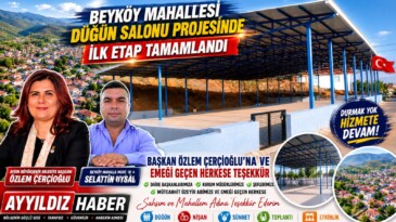 Beyköy Mahallesi Düğün Salonu Projesinde İlk Etap Tamamlandı