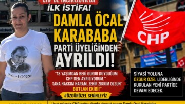 CHP’DE İNCİRLİOVA’DA İLK İSTİFA!
