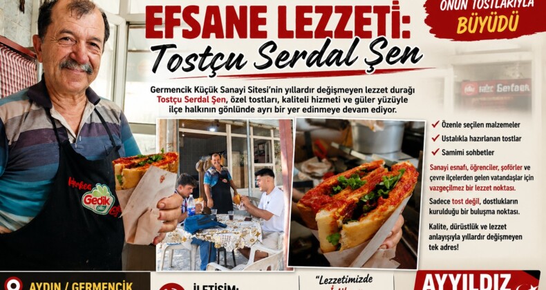 Germencik Sanayisinin Efsane Lezzeti: Tostçu Serdal Şen