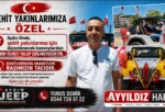AYDIN JEEP ORGANİZASYON’DAN ŞEHİT AİLELERİNE ANLAMLI DESTEK