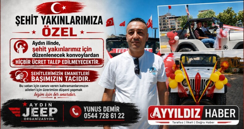AYDIN JEEP ORGANİZASYON’DAN ŞEHİT AİLELERİNE ANLAMLI DESTEK