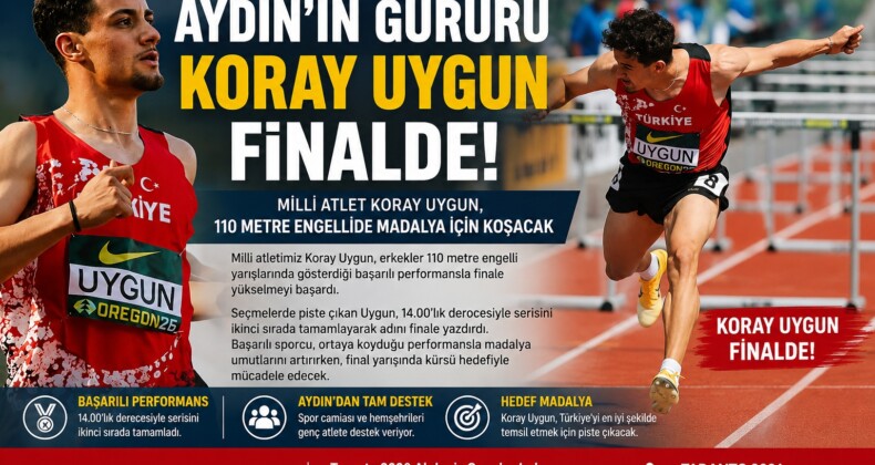 TARANTO 2026’DA AYDIN’IN GURURU KORAY UYGUN FİNALDE!