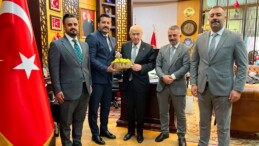 MHP AYDIN İL BAŞKANI CİHANGİROĞLU’NDAN DEVLET BAHÇELİ’YE ZİYARET