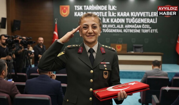 TSK’da Tarihi İlk: Kara Kuvvetleri’nin İlk Kadın Tuğgenerali Görev Başında!