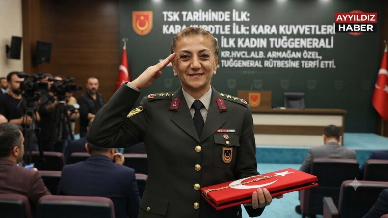 TSK’da Tarihi İlk: Kara Kuvvetleri’nin İlk Kadın Tuğgenerali Görev Başında!