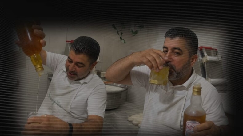 İNCİRLİOVA’DA PİDE SALONUNDA DİKKAT ÇEKEN GÖRÜNTÜ